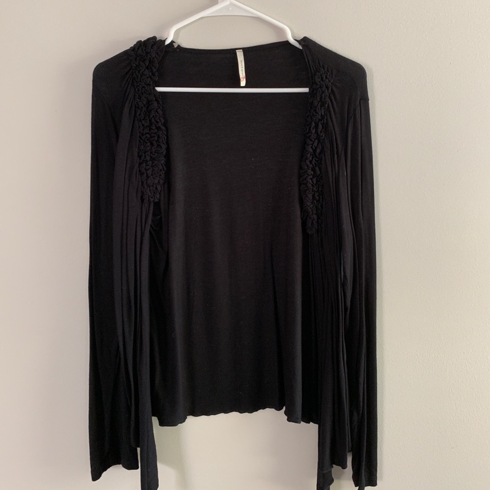 Black cardigan